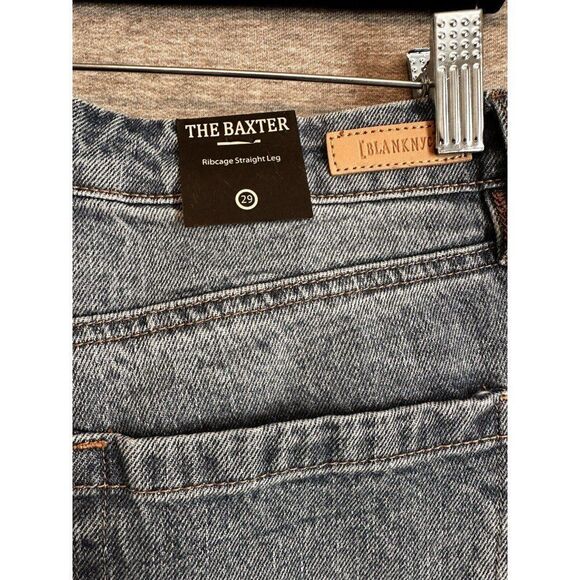 Blank NYC Jeans Women's Size 29 Ribcage Straight Leg Button Fly Denim - Picture 5 of 5